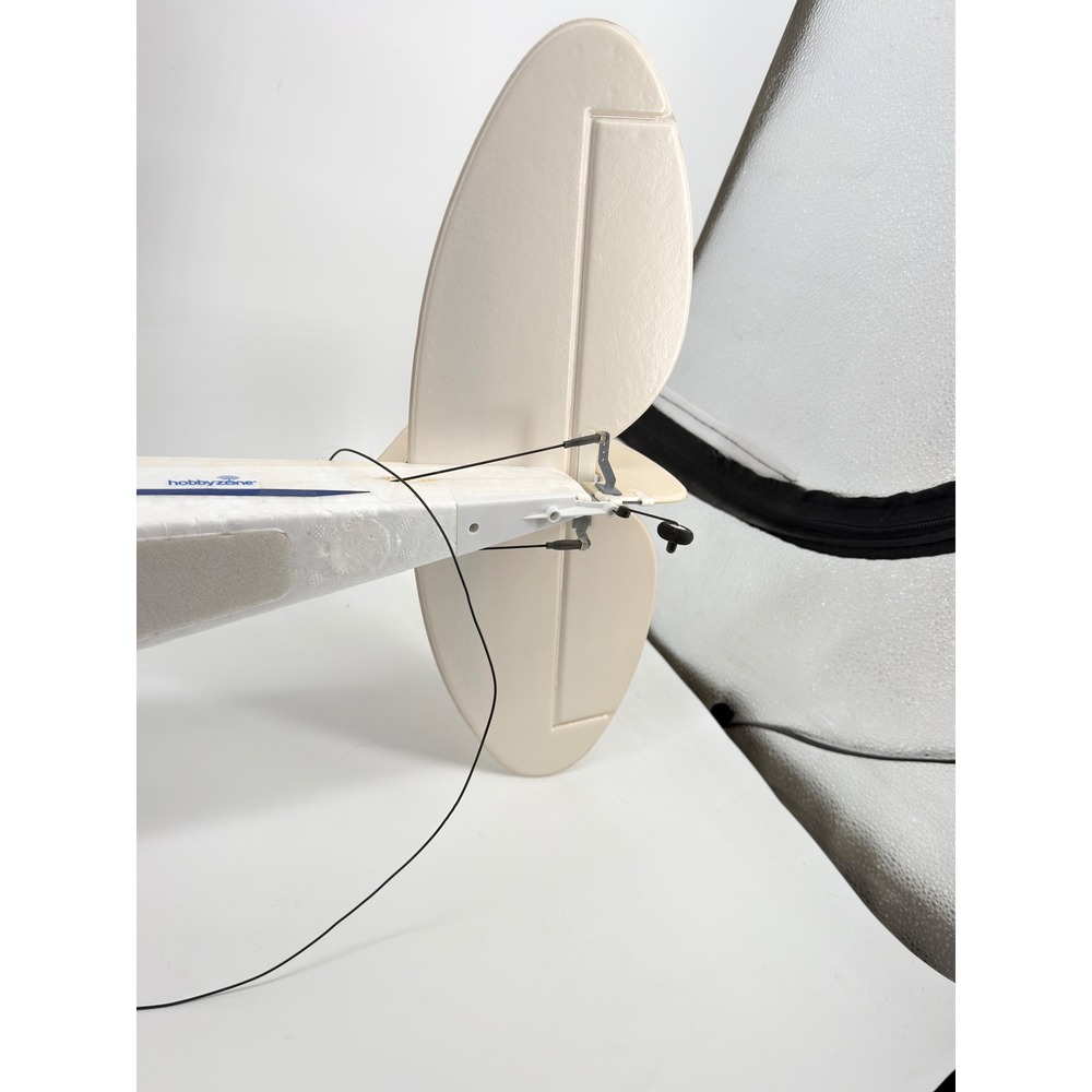 HobbyZone Super Cub RC Airplane White Blue N4768Z Untested - Picture 16 of 16